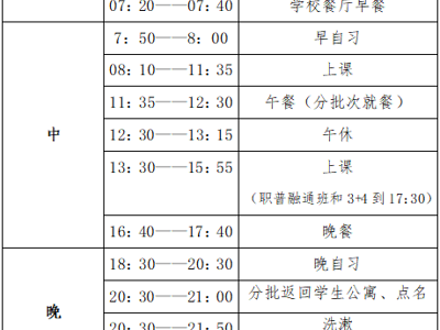 青岛经济职业学校学生公寓作息时间