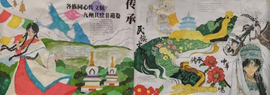 【经济快讯】翰苑驰怀，板报骋志——青岛经济职业学校11月份主题板报展示活动