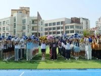 【经济快讯】润玉无声花球舞 致美有形少年强——青岛经济职业学校开展校园自编啦啦操比赛